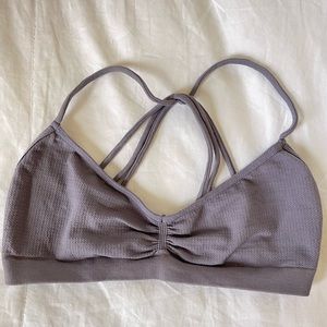 Free People Intimately Grey Strappy Bralette,  XS/S